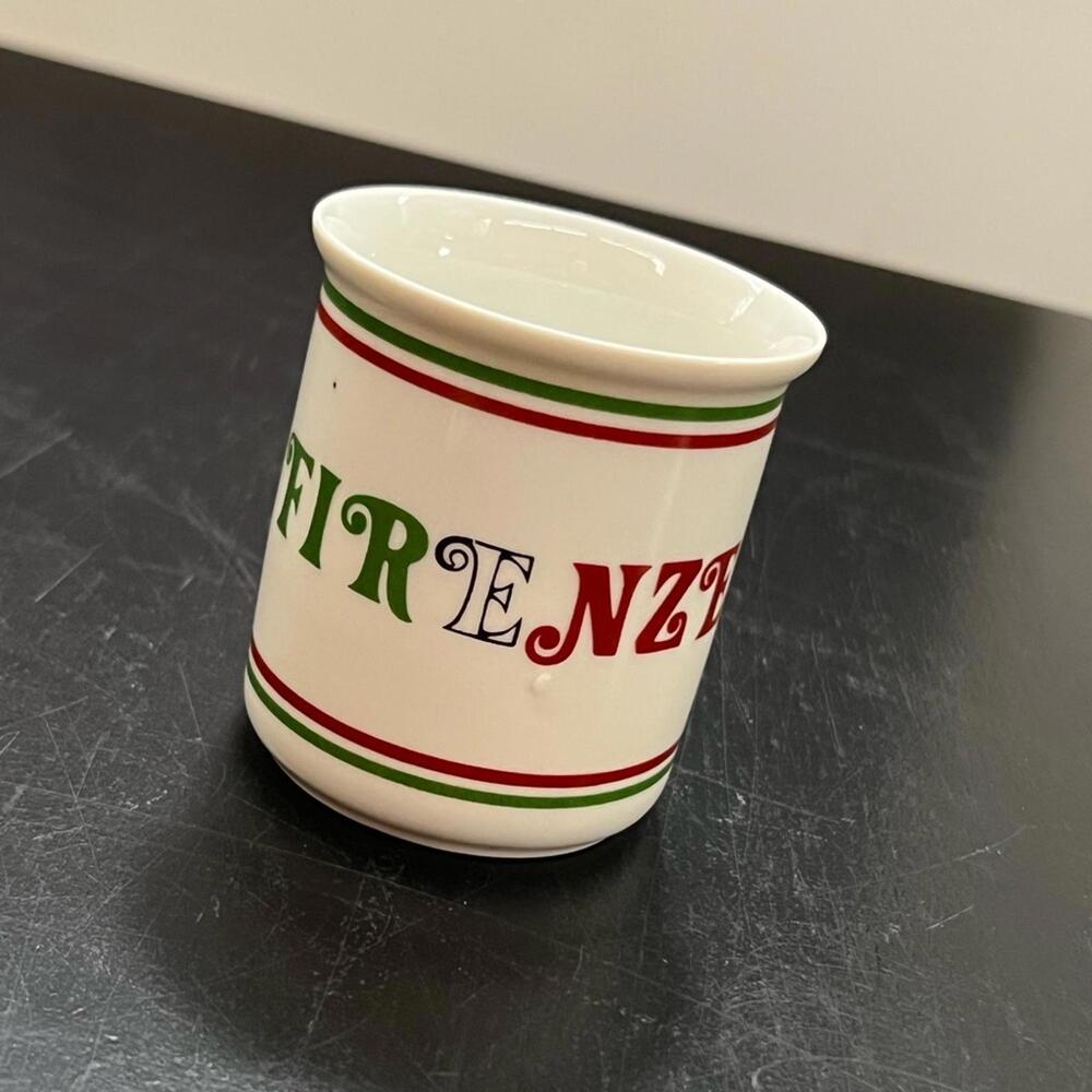 VTG Italia Firenze Ceramic Expresso Mug 3.25" Made in Italy